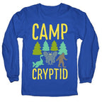 Camp Cryptid White Print Longsleeve Tee