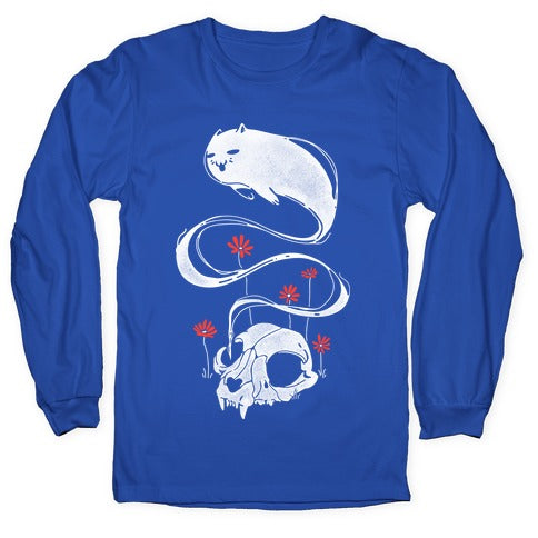 Cat Ghost Longsleeve Tee