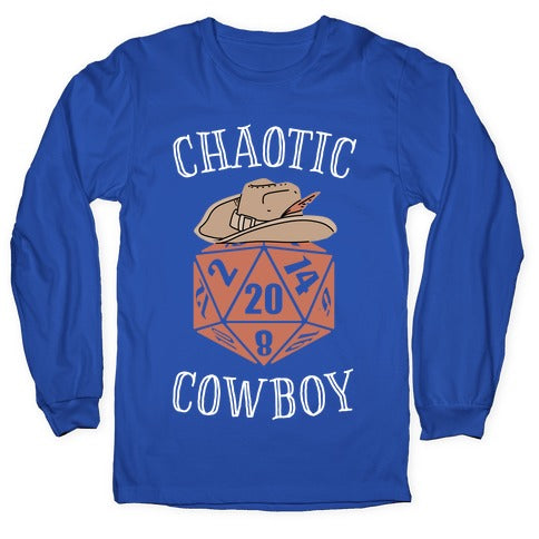 Chaotic cowboy Longsleeve Tee