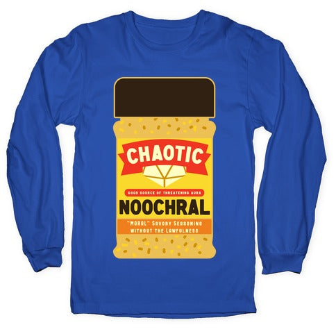 Chaotic Noochral (Chaotic Neutral Nutritional Yeast) Longsleeve Tee