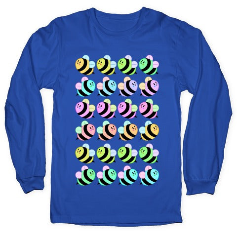 Color Pop Bees Longsleeve Tee