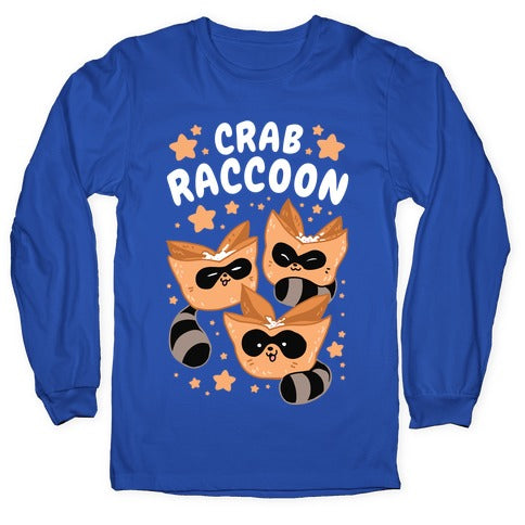 Crab Raccoon Longsleeve Tee
