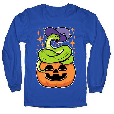 Cute Halloween Snake Longsleeve Tee