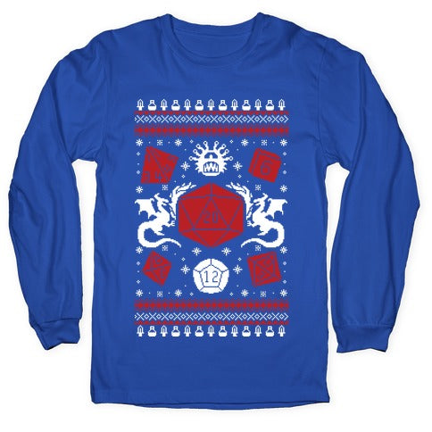 D&D Ugly Sweater Longsleeve Tee