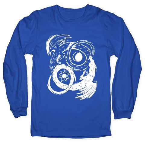 Dark-Light Ouroboros  Longsleeve Tee