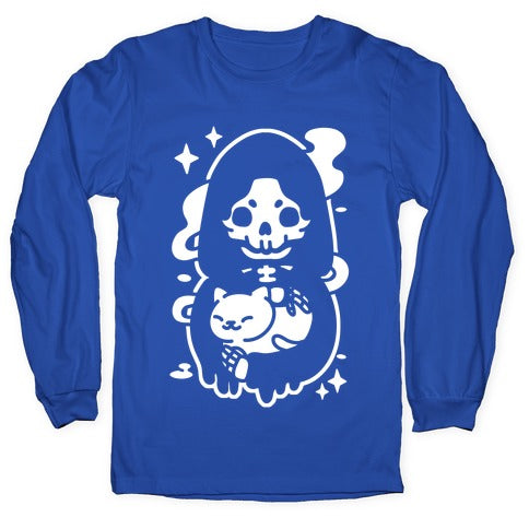 Death and Kitty Longsleeve Tee