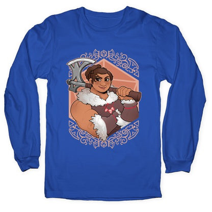 DnD Princesses: Luisa Barbarian Longsleeve Tee