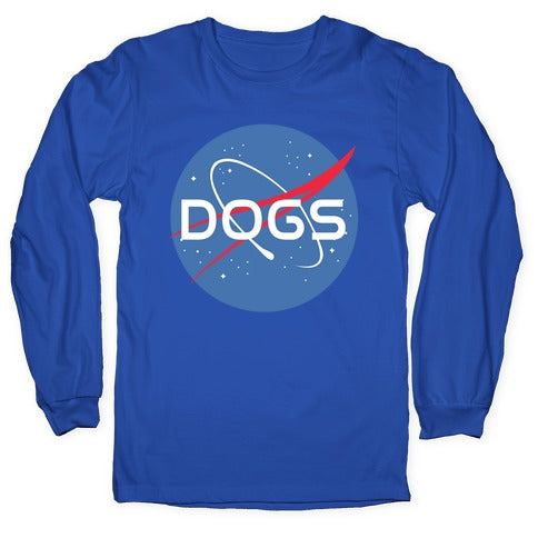 Dogs Nasa Parody Longsleeve Tee