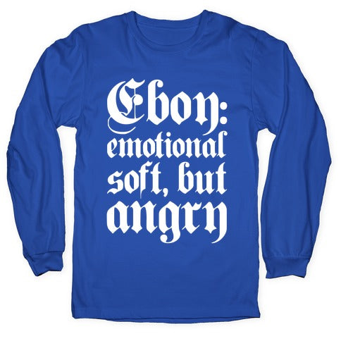 Eboy Definition White Print Longsleeve Tee