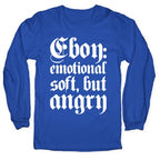 Eboy Definition White Print Longsleeve Tee