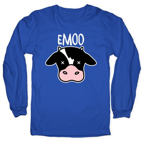 Emoo Emo Cow Longsleeve Tee