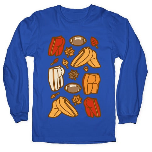 Fall Football Butts  Longsleeve Tee