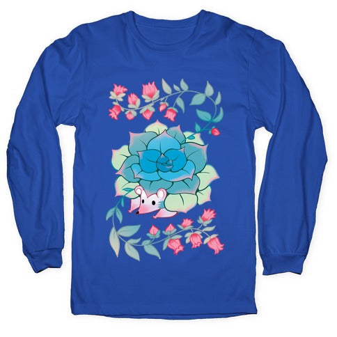 Hedgehog Succulent Longsleeve Tee