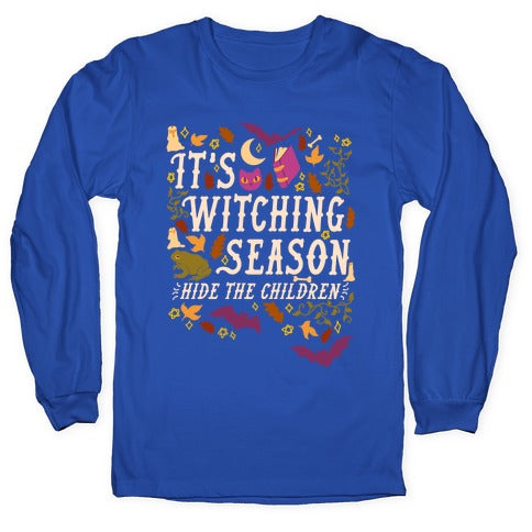 It's Witching Season Hide The Children Longsleeve Tee