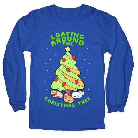 Loafing Around The Christmas Tree Longsleeve Tee