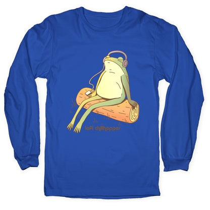 Lofi Chillhopper Frog Longsleeve Tee