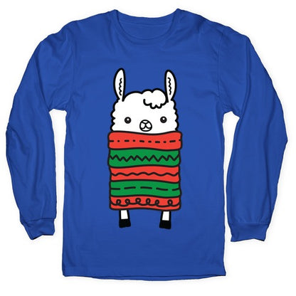 Long Llama Scarf Longsleeve Tee