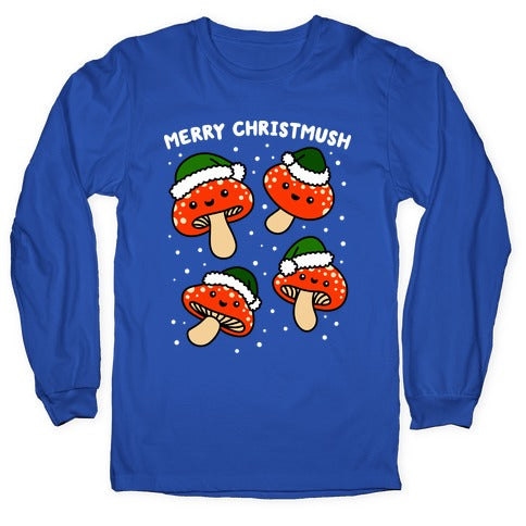 Merry Christmush Mushrooms Longsleeve Tee