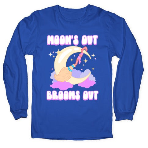 Moon's Out Brooms Out Longsleeve Tee