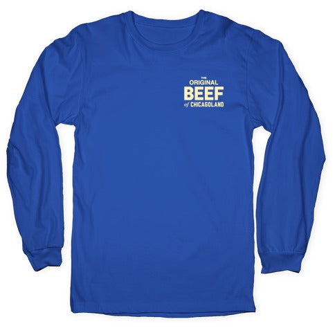 Orginal BEEF of Chicagoland Small Logo Longsleeve Tee