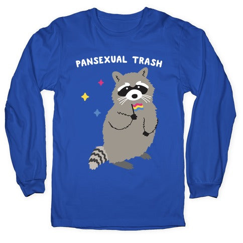 Pansexual Trash Raccoon Longsleeve Tee