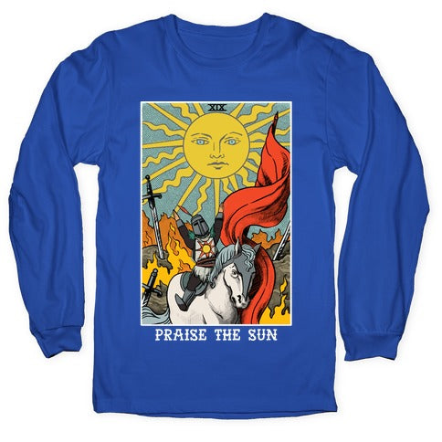Praise The Sun Tarot Card Longsleeve Tee