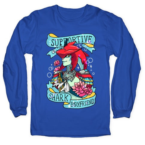 Prince Sidon: Supportive Shark Boyfriend Longsleeve Tee