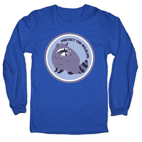 Protect the Wildlife (Raccoon) Longsleeve Tee