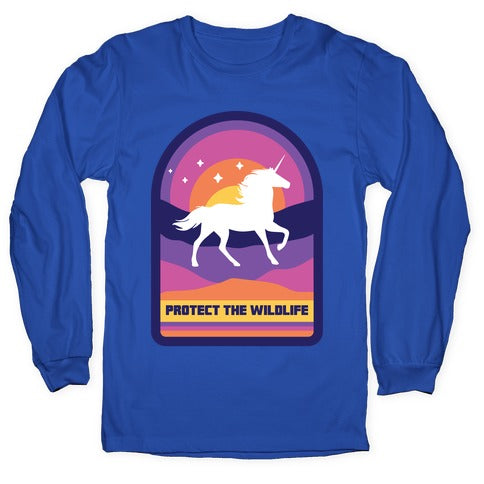 Protect The Wildlife (Unicorn) Longsleeve Tee