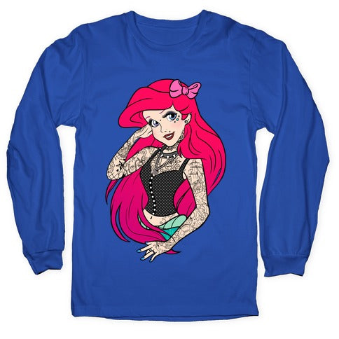 Punk Ariel Parody Longsleeve Tee