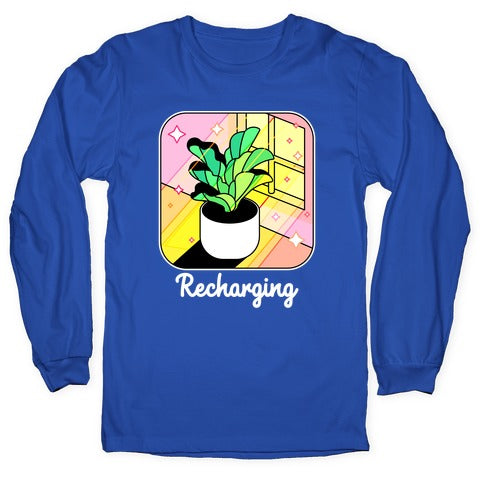 Recharging Plant Longsleeve Tee