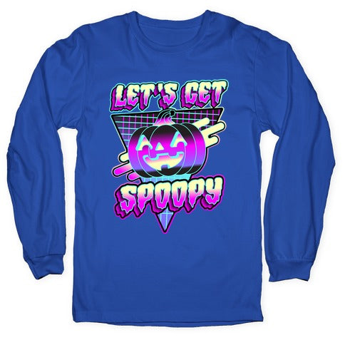 Retrowave Let's Get Spoopy Longsleeve Tee
