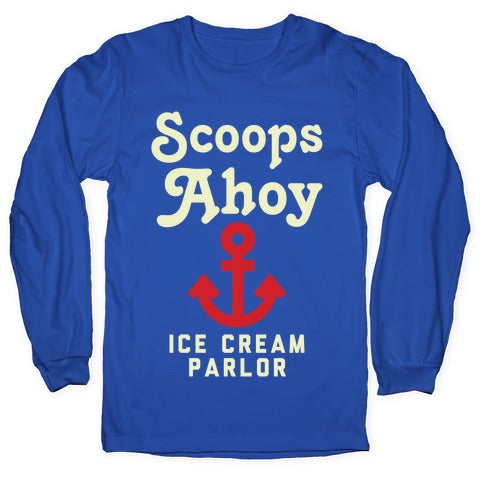 Scoops Ahoy Logo Parody Longsleeve Tee