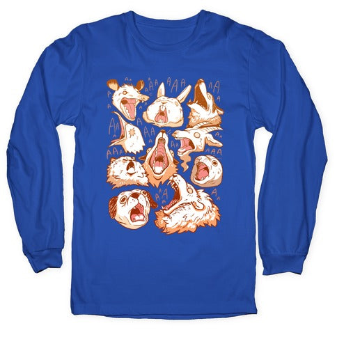 Screaming Animals Longsleeve Tee