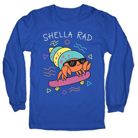 Shella Rad Crab Longsleeve Tee