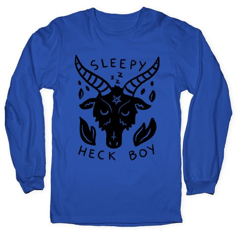 Sleepy Heck Boy Satan Longsleeve Tee