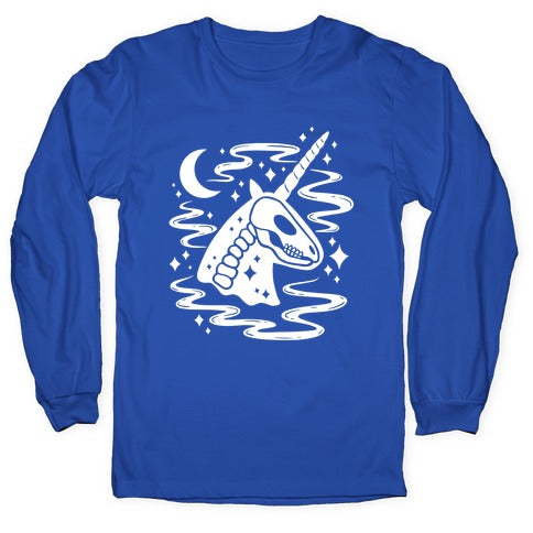 Spooky Ghost Unicorn Longsleeve Tee
