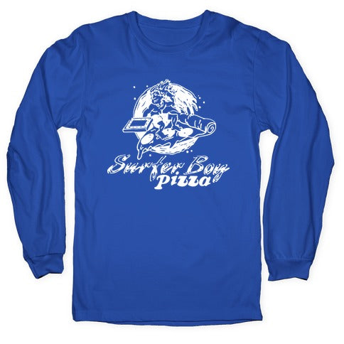 Surfer Boy Pizza Longsleeve Tee