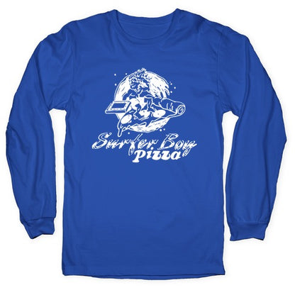 Surfer Boy Pizza Longsleeve Tee