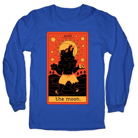 The Moon Werewolf Tarot Longsleeve Tee