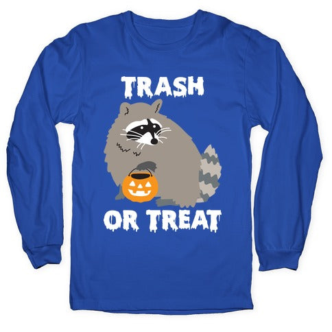 Trash Or Treat Raccoon Longsleeve Tee
