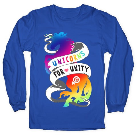 Unicorns For Unity Longsleeve Tee