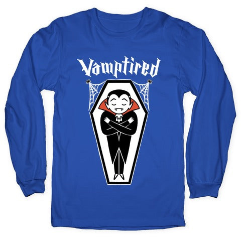 Vamptired Tired Vampire Longsleeve Tee