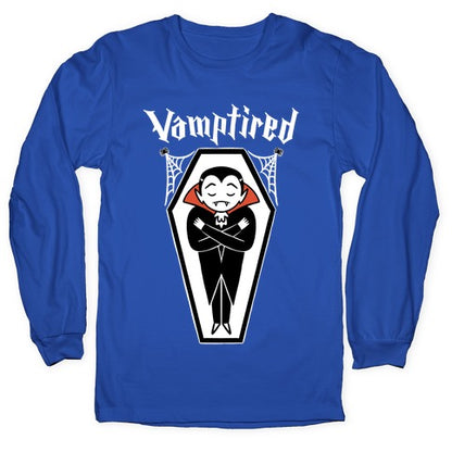 Vamptired Tired Vampire Longsleeve Tee