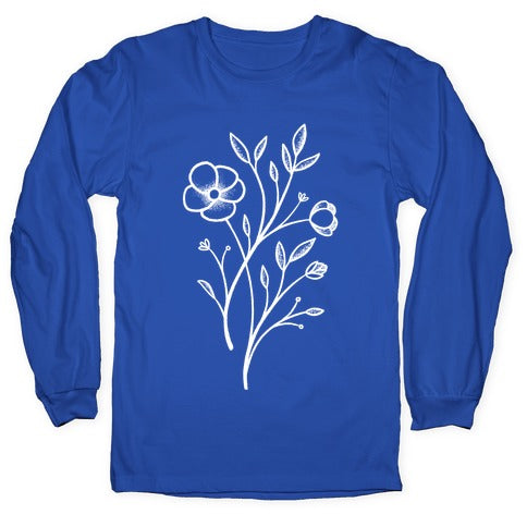 Wildflower Stippled Tattoo Longsleeve Tee