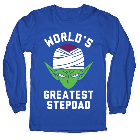 World's Greatest Stepdad Piccolo Parody Longsleeve Tee
