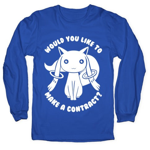 Would You Like To Make A Contract? Longsleeve Tee