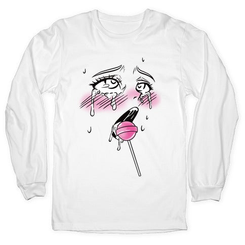 Ahegao Lollipop Longsleeve Tee