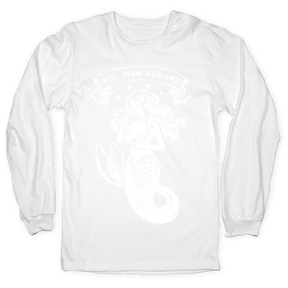All Men Beware Vintage Mermaid Longsleeve Tee