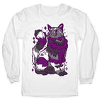 Asexual Pride Cat Longsleeve Tee